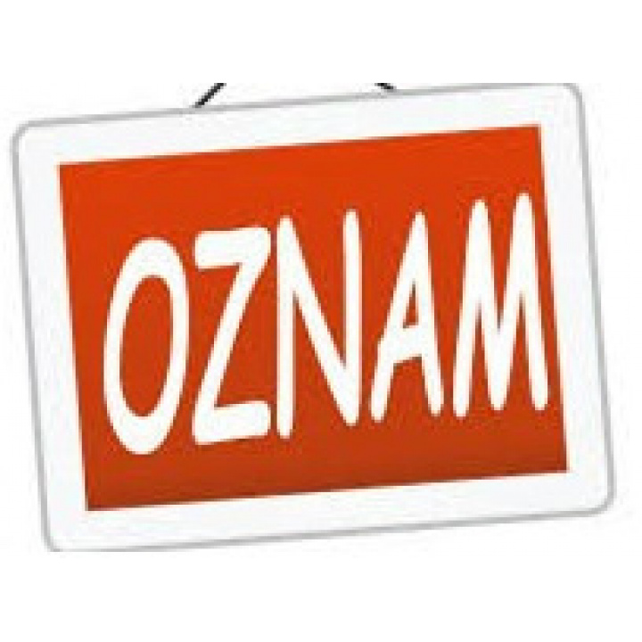 Oznam - vodovod na ulici Potok