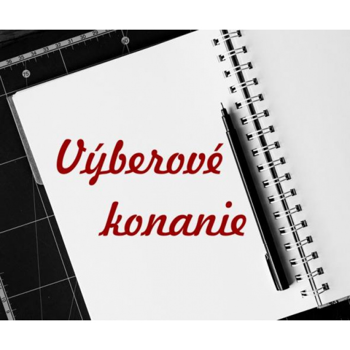 Oznam o výberovom konaní - Odborný manažér Komunitného centra